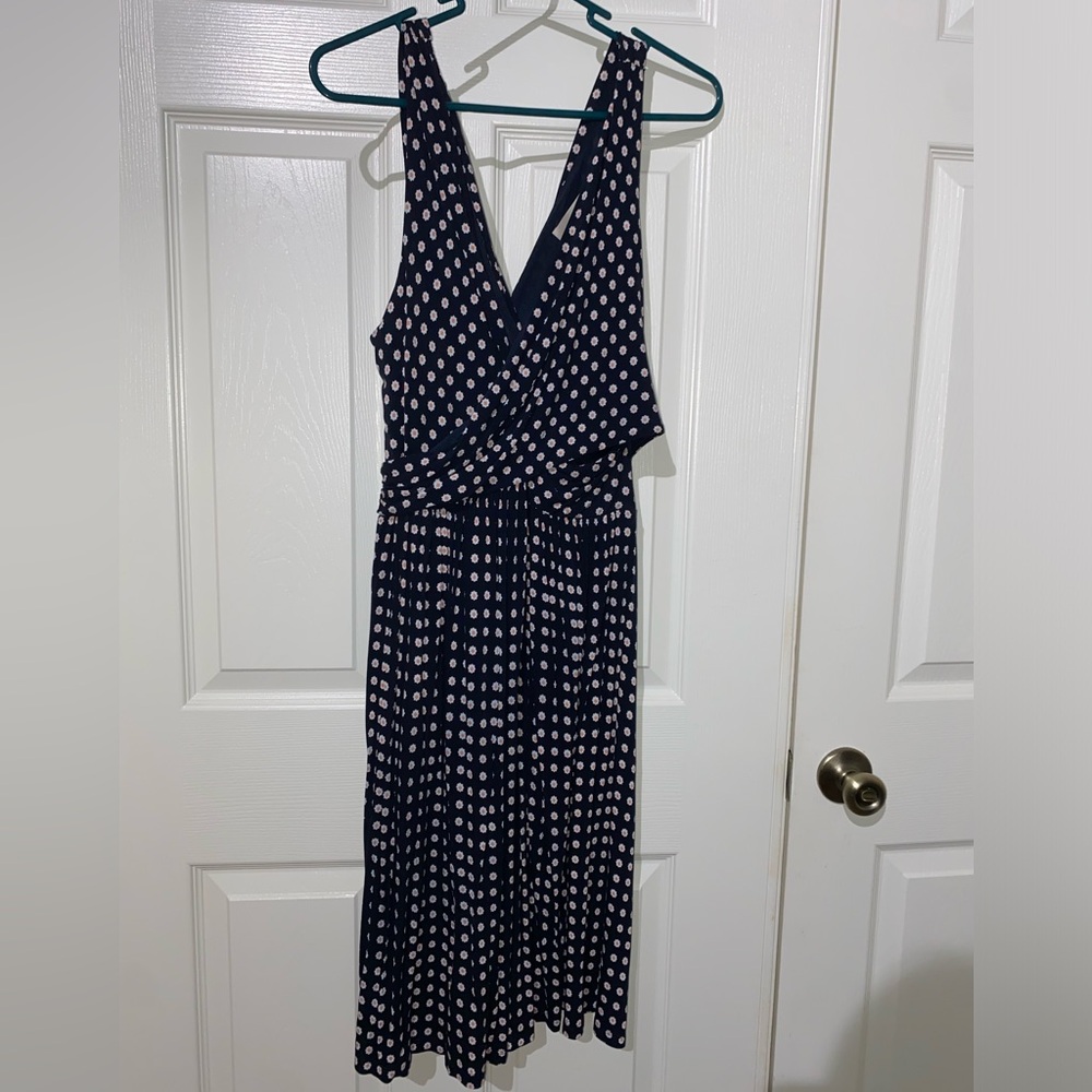 Ann Taylor Blue Floral Dress